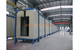 Direct through coating production line